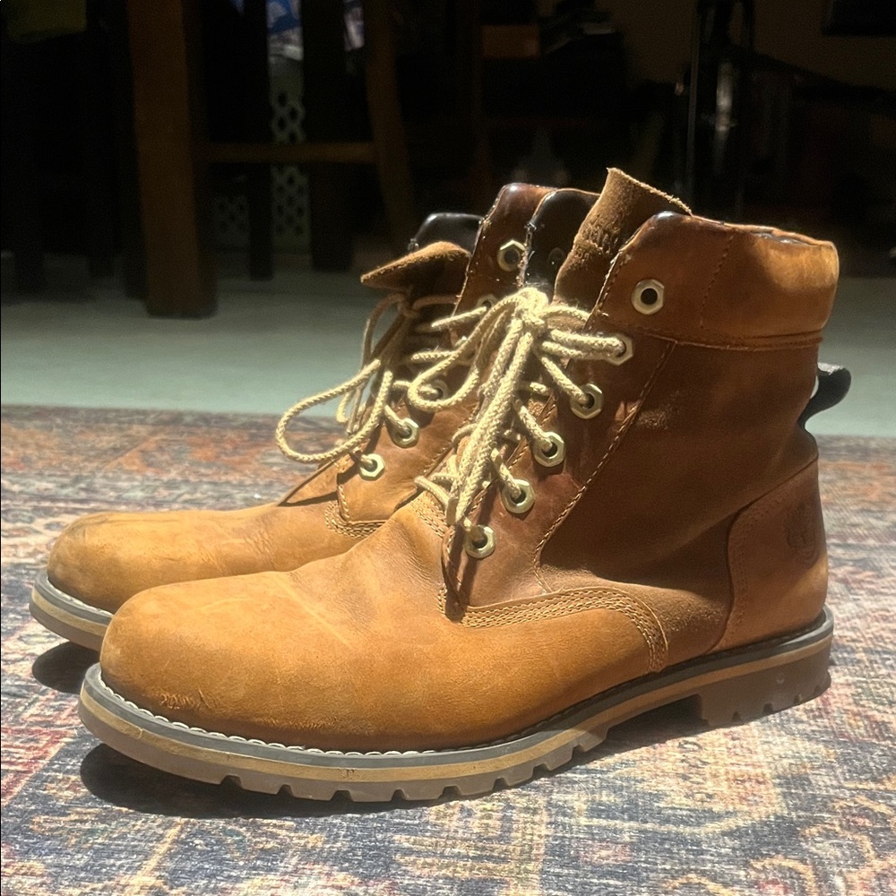 Timberland Men's Tan Leather Boots